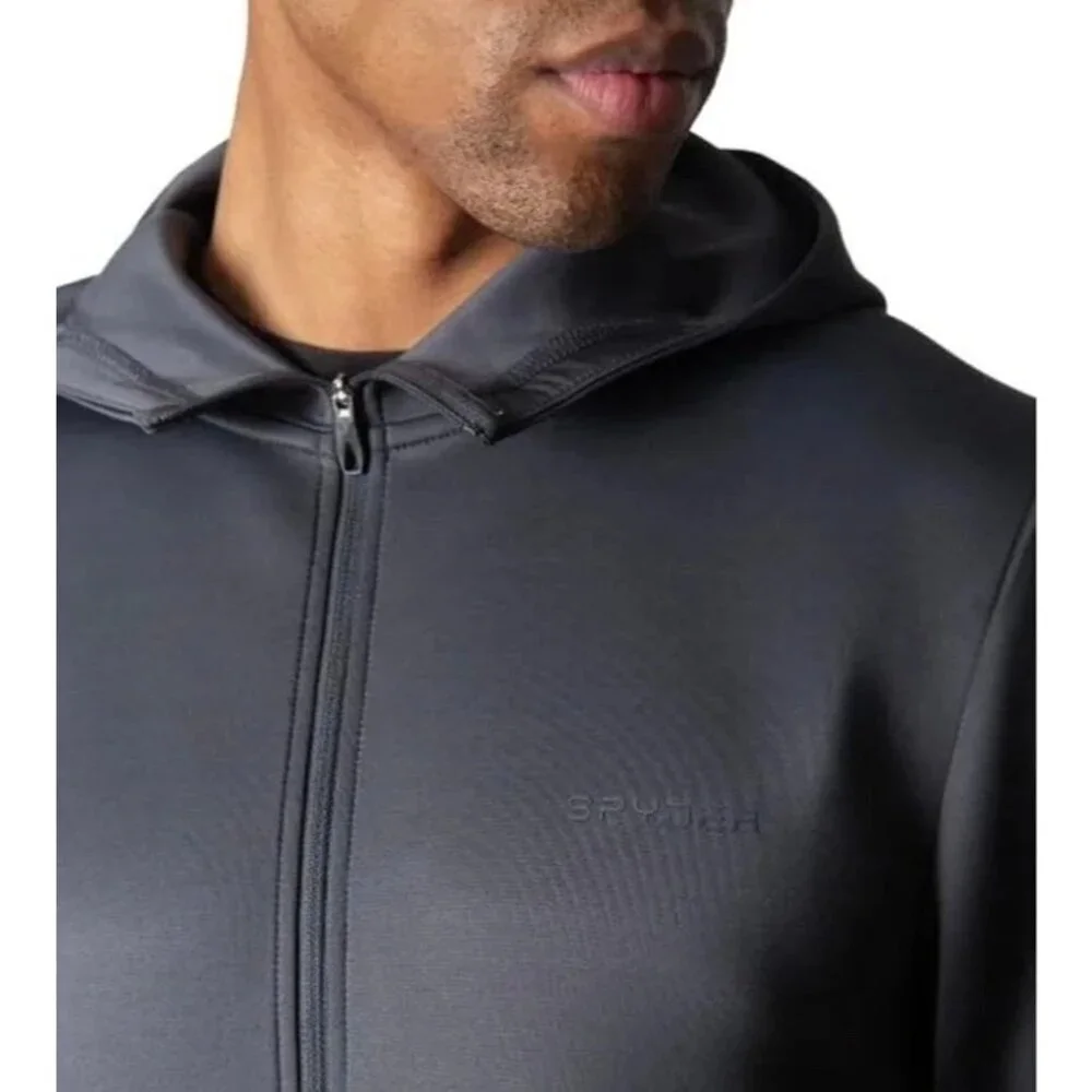 Spyder Active Men's M Zip-Up Hoodie Scuba Jacket  Black M0642 - Picture 3 of 12